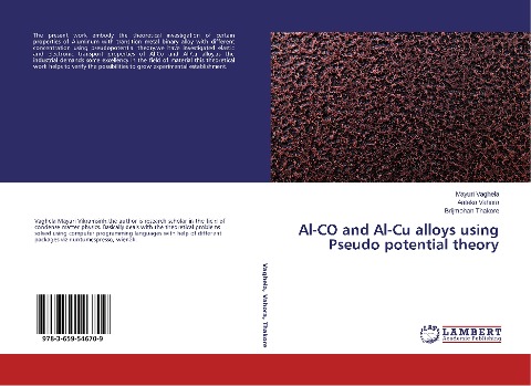 Al-CO and Al-Cu alloys using Pseudo potential theory