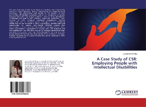 A Case Study of CSR: Employing People with Intellectual Disabilities