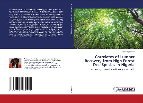 Correlates of Lumber Recovery from High Forest Tree Species in Nigeria: increasing conversion efficiency in sawmills