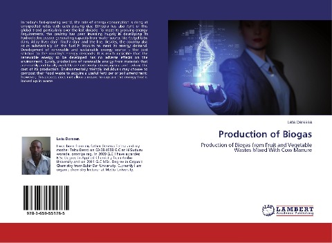 Production of Biogas: Production of Biogas from Fruit and Vegetable Wastes Mixed With Cow Manure