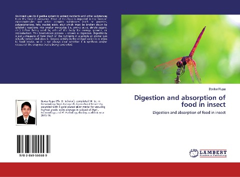 Digestion and absorption of food in insect: Digestion and absorption of food in insect