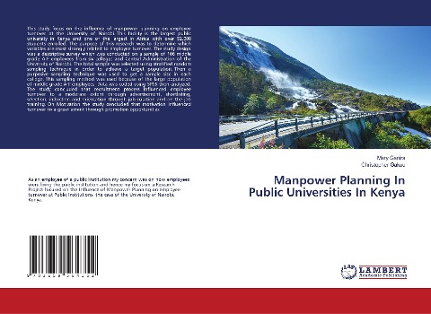 Manpower Planning In Public Universities In Kenya