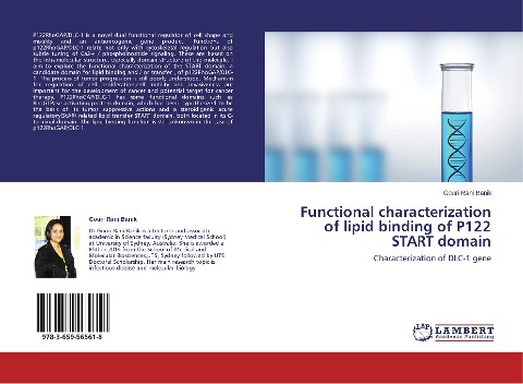 Functional characterization of lipid binding of P122 START domain: Characterization of DLC-1 gene