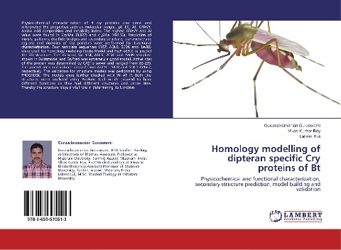 Homology modelling of dipteran specific Cry proteins of Bt: Physicochemical and functional characterization, secondary structure prediction, model building and validation