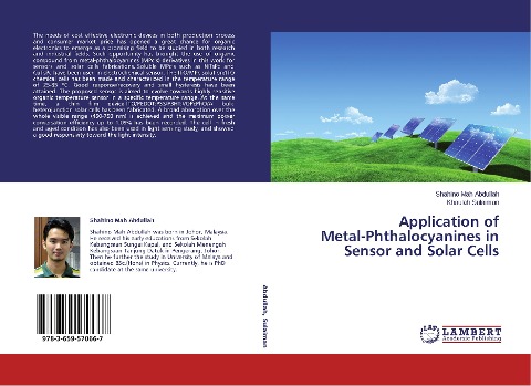 Application of Metal-Phthalocyanines in Sensor and Solar Cells
