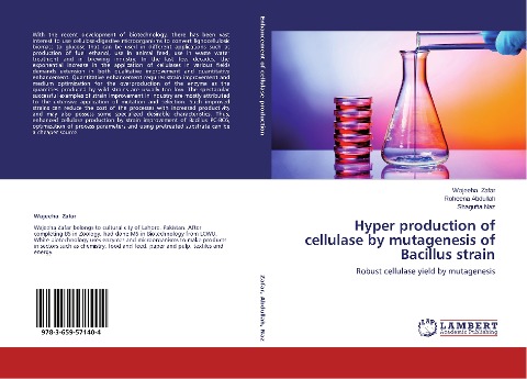 Hyper production of cellulase by mutagenesis of Bacillus strain: Robust cellulase yield by mutagenesis