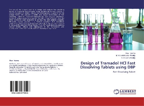 Design of Tramadol HCl Fast Dissolving Tablets using DBP: Fast Dissolving Tablet