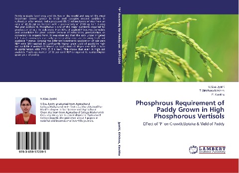 Phosphrous Requirement of Paddy Grown in High Phosphorous Vertisols: Effect of P on Growth,Uptake & Yield of Paddy