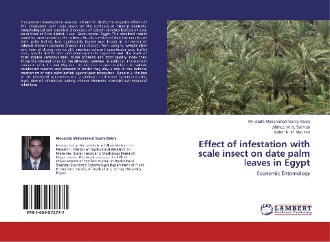 Effect of infestation with scale insect on date palm leaves in Egypt: Economic Entomology