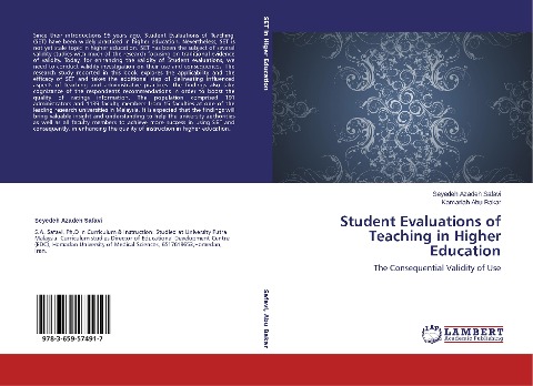 Student Evaluations of Teaching in Higher Education: The Consequential Validity of Use