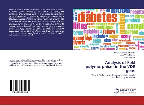 Analysis of FokI polymorphism in the VDR gene: Type II Diabetes Mellitus patients in Kerala population by PCR-RFLP