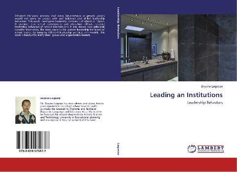 Leading an Institutions: Leadership Behaviors