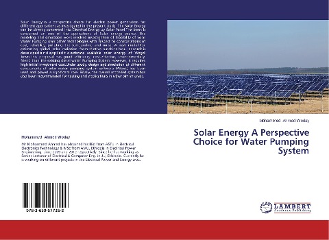 Solar Energy A Perspective Choice for Water Pumping System