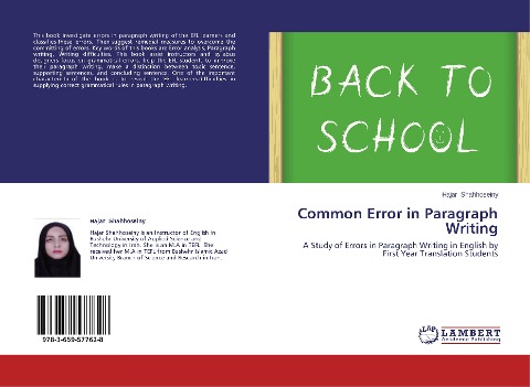 Common Error in Paragraph Writing: A Study of Errors in Paragraph Writing in English by First Year Translation Students