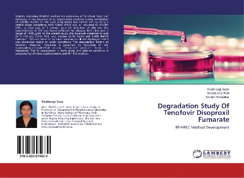 Degradation Study Of Tenofovir Disoproxil Fumarate: RP-HPLC Method Development