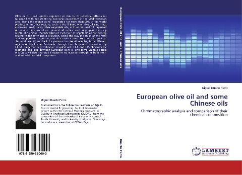 European olive oil and some Chinese oils: Chromatographic analysis and comparison of their chemical composition