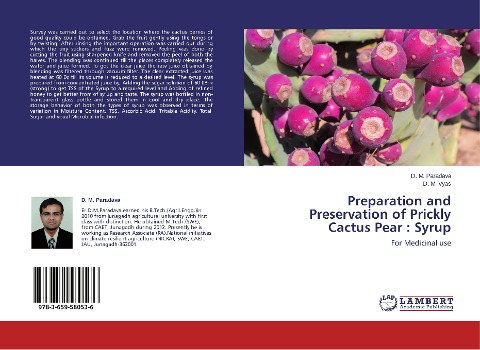 Preparation and Preservation of Prickly Cactus Pear : Syrup: For Medicinal use