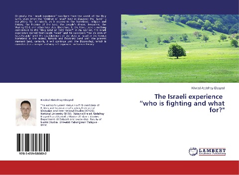 The Israeli experience who is fighting and what for?