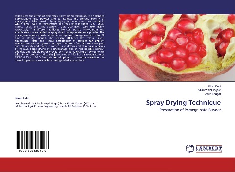Spray Drying Technique: Preparation of Pomegranate Powder