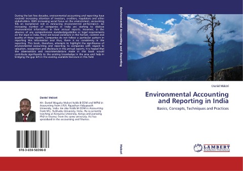 Environmental Accounting and Reporting in India: Basics, Concepts, Techniques and Practices