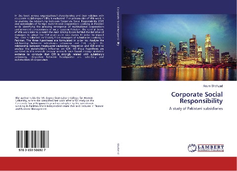 Corporate Social Responsibility: A study of Pakistani subsidiaries