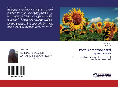 Post Biomethanated Spentwash: Effect on soil biological properties and yield of sunflower on sodic soil