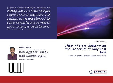 Effect of Trace Elements on the Properties of Gray Cast Iron: Tensile strength, Hardness and Microstructure