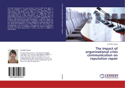 The impact of organizational crisis communication on reputation repair