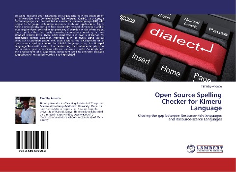 Open Source Spelling Checker for Kimeru Language: Closing the gap between Resource-rich languages and Resource-scarce Languages