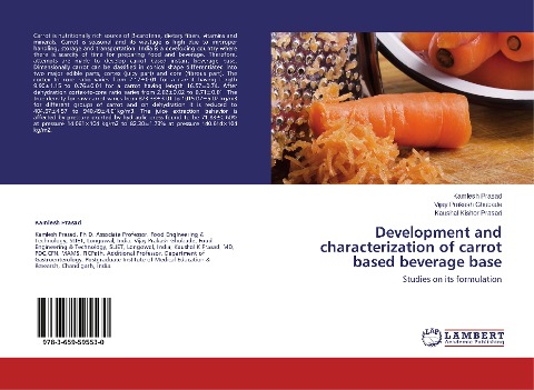 Development and characterization of carrot based beverage base: Studies on its formulation