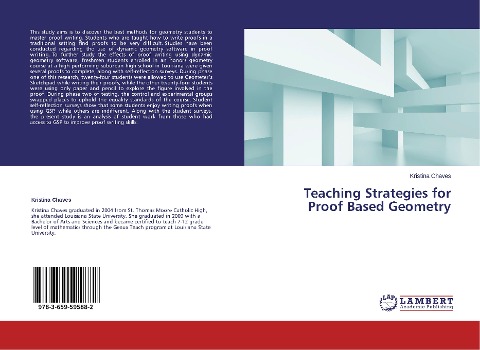Teaching Strategies for Proof Based Geometry