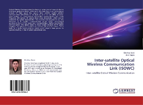 Inter-satellite Optical Wireless Communication Link (ISOWC): Inter- satellite Optical Wireless Communication