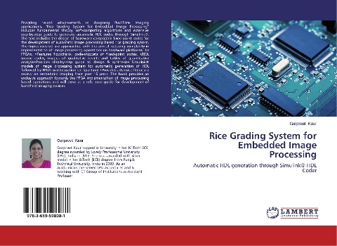 Rice Grading System for Embedded Image Processing: Automatic HDL generation through Simulink® HDL Coder
