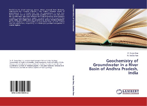 Geochemistry of Groundwater in a River Basin of Andhra Pradesh, India