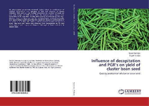 Influence of decapitation and PGR's on yield of cluster bean seed: Quality production of cluster bean seed