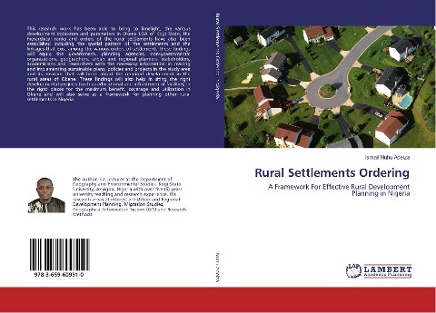 Rural Settlements Ordering: A Framework For Effective Rural Development Planning in Nigeria