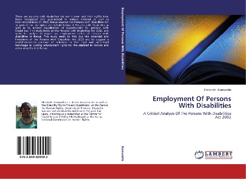 Employment Of Persons With Disabilities: A Critical Analysis Of The Persons With Disabilities Act 2003