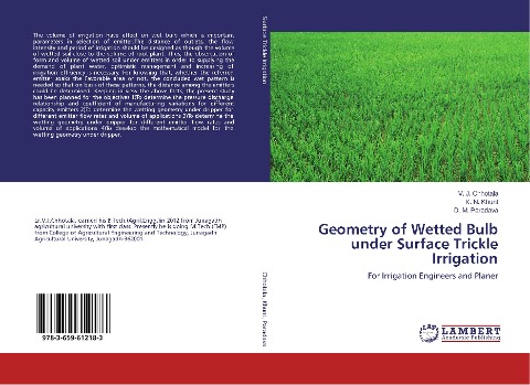 Geometry of Wetted Bulb under Surface Trickle Irrigation: For Irrigation Engineers and Planer