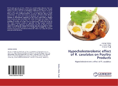 Hypocholesterolemic effect of R. casulatus on Poultry Products: Hypocholesterolemic effect of R. casulatus