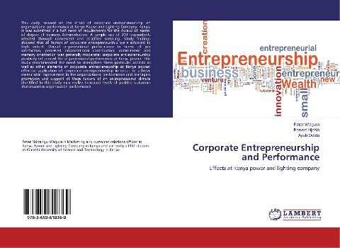 Corporate Entrepreneurship and Performance: Effects at Kenya power and lighting company
