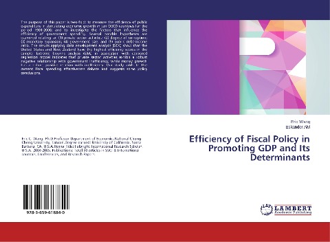 Efficiency of Fiscal Policy in Promoting GDP and Its Determinants