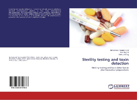 Sterility testing and toxin detection: Sterility testing and toxin detection in pharmaceutical preparations