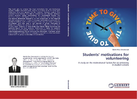Students motivations for volunteering: A study on the motivational factors for volunteering in student unions