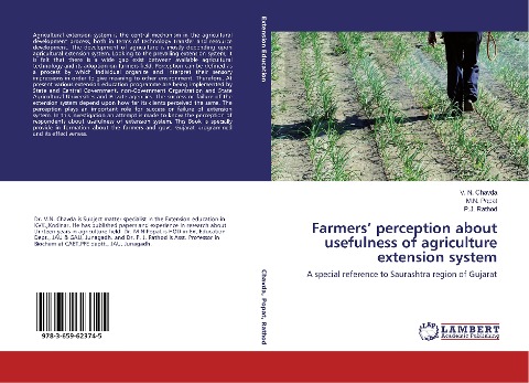 Farmers perception about usefulness of agriculture extension system: A special reference to Saurashtra region of Gujarat