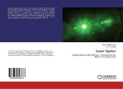 Laser Optics: Study of thermo-Optic Effects in Thermal Lens for Nd:YLF Solid State Laser