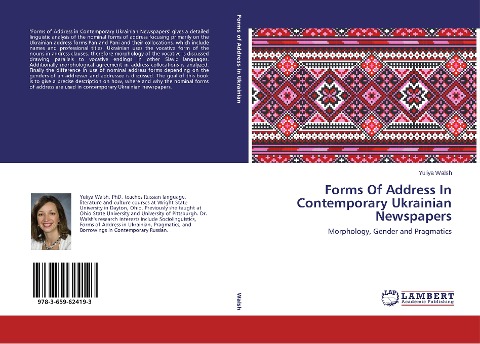 Forms Of Address In Contemporary Ukrainian Newspapers: Morphology, Gender and Pragmatics