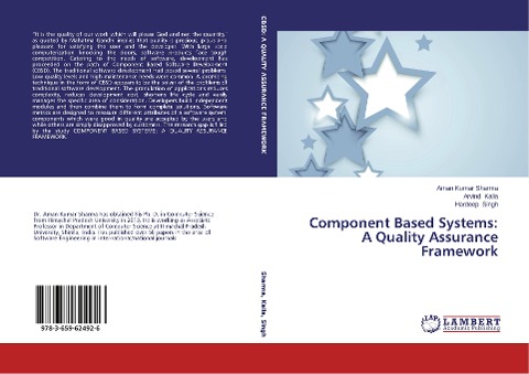 Component Based Systems: A Quality Assurance Framework