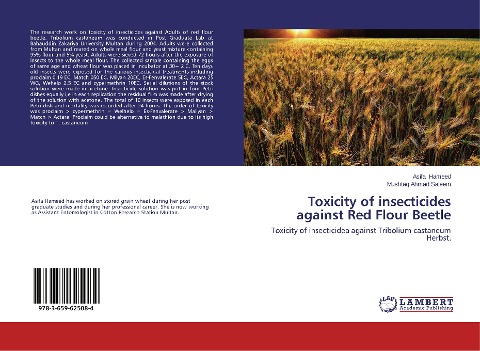 Toxicity of insecticides against Red Flour Beetle: Toxicity of insecticidea against Tribolium castaneum Herbst.