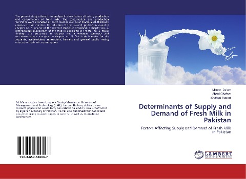 Determinants of Supply and Demand of Fresh Milk in Pakistan: Factors Affecting Supply and Demand of Fresh Milk in Pakistan