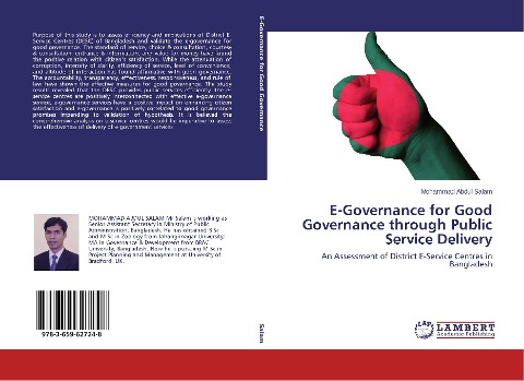 E-Governance for Good Governance through Public Service Delivery: An Assessment of District E-Service Centres in Bangladesh